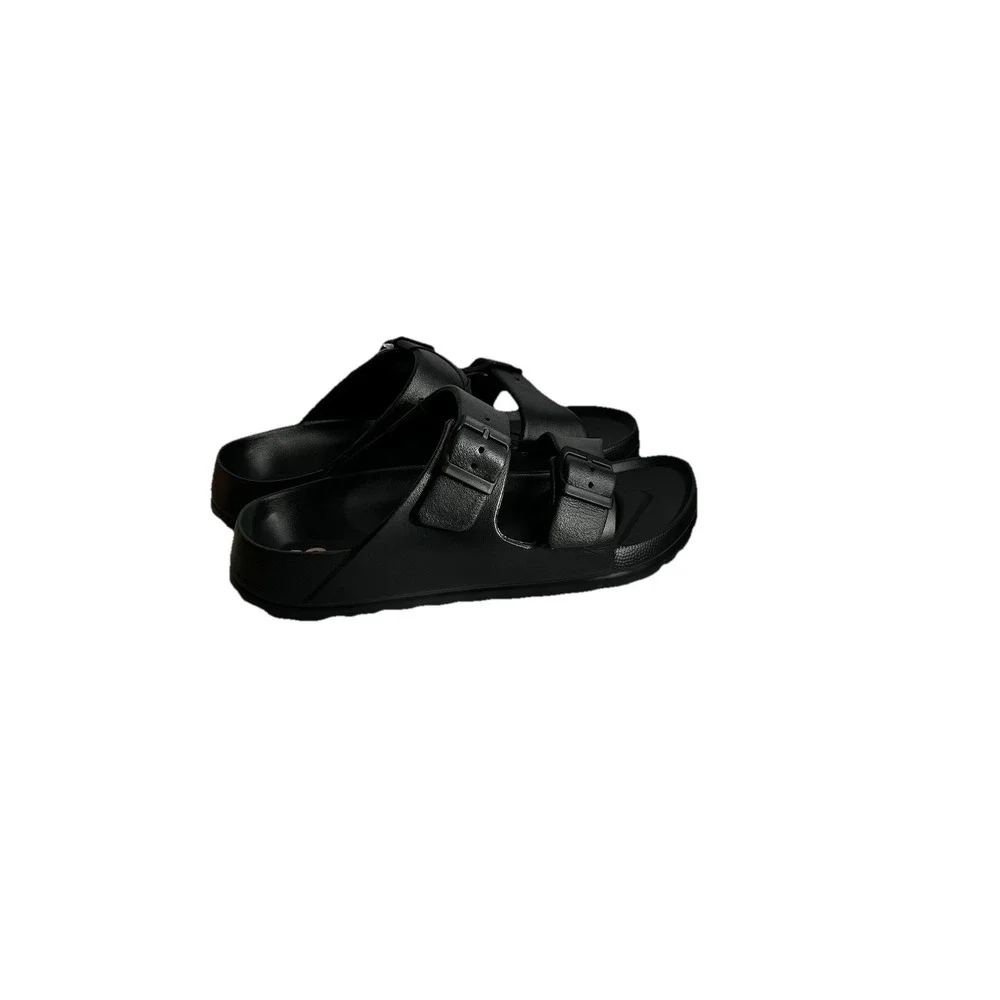 SO Passion Fruit Women's Slide Sandals‎ Black, Size 6